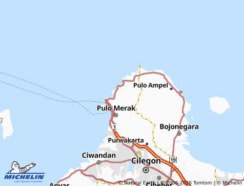 Mappa MICHELIN Lebak Gede - ViaMichelin