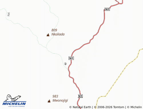 MICHELIN Obala map - ViaMichelin