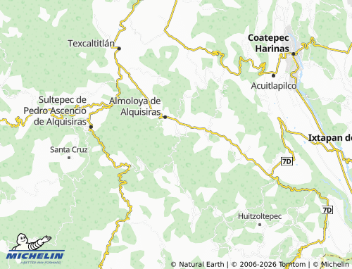 Carte MICHELIN Cuauhtenco - ViaMichelin