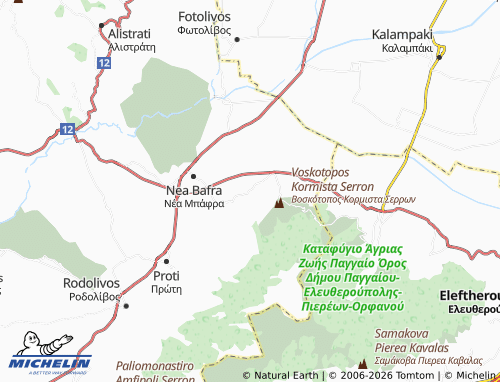 MICHELIN Kormista map - ViaMichelin