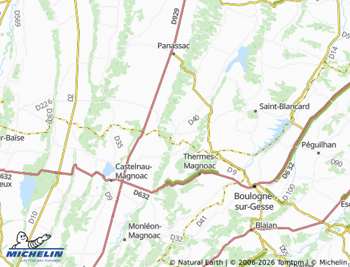 Mappa MICHELIN Mont-d'Astarac - ViaMichelin