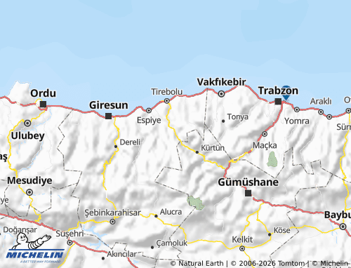 Mappa MICHELIN Doğankent - ViaMichelin