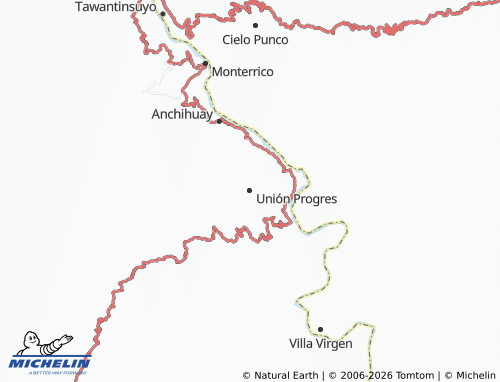 MICHELIN Unión Progres map - ViaMichelin