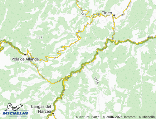 MICHELIN-Landkarte Arganza - ViaMichelin