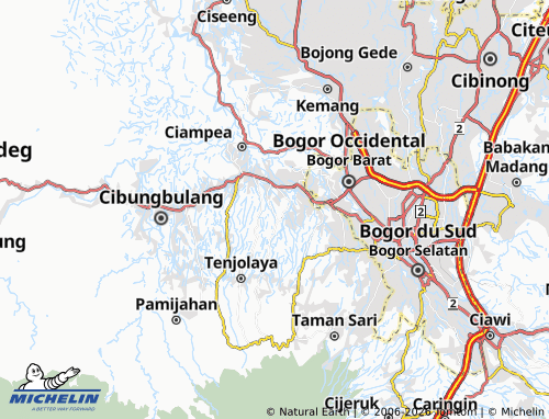 Mapa MICHELIN Cihideung Udik - ViaMichelin