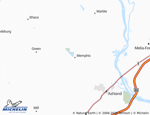Mappa MICHELIN Memphis - ViaMichelin