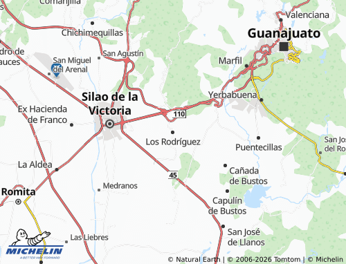 Mappa MICHELIN Los Rodríguez - ViaMichelin