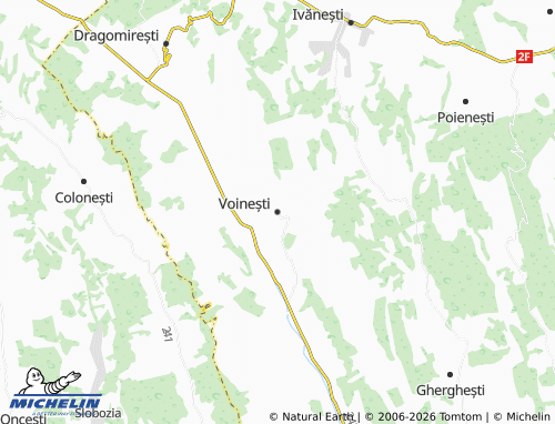 MICHELIN Voinești map - ViaMichelin