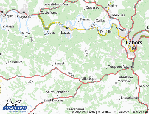 MICHELIN Les Roques map - ViaMichelin