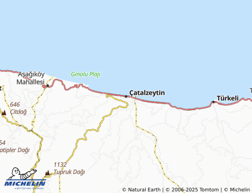 MICHELIN Çatalzeytin map - ViaMichelin