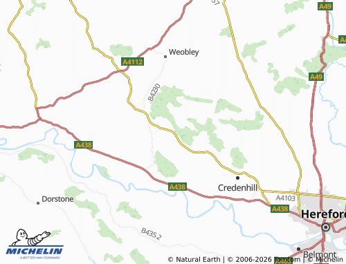 Carte MICHELIN Yazor - ViaMichelin