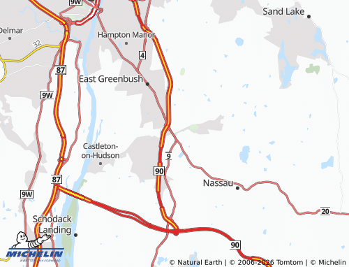 Mapa MICHELIN Schodack Center - ViaMichelin