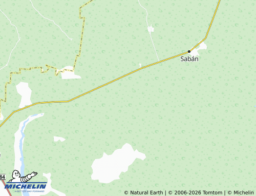 MICHELIN San Felipe Oriente map - ViaMichelin