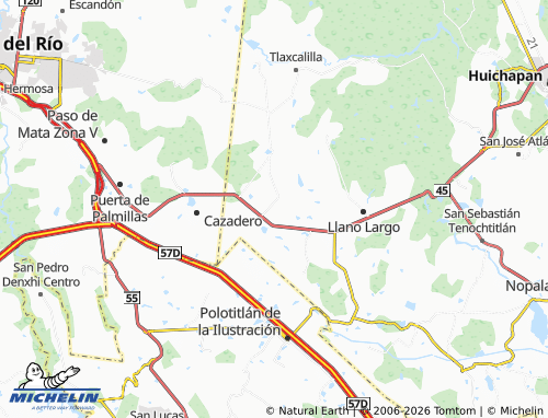 Mapa MICHELIN El Carmen Localidad - ViaMichelin