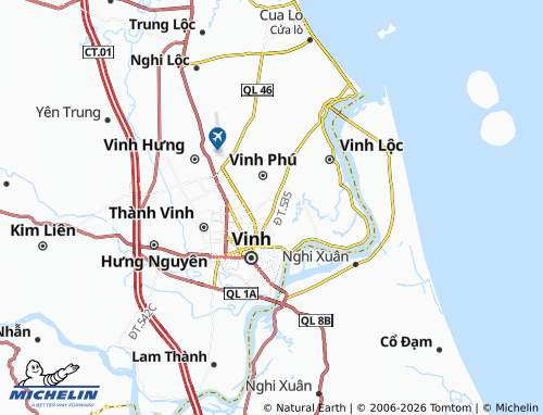 Mapa MICHELIN Hưng Lộc - ViaMichelin