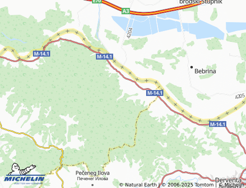 MICHELIN Seferovci map - ViaMichelin