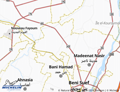 Mappa MICHELIN Ezbat Matayreed - ViaMichelin