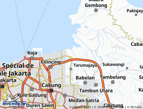 MICHELIN Pantaimakmur map - ViaMichelin