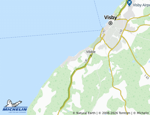 MICHELIN-Landkarte Högklint - ViaMichelin