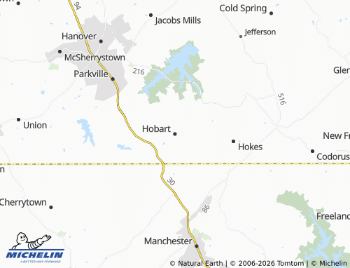 Mappa MICHELIN Hobart - ViaMichelin