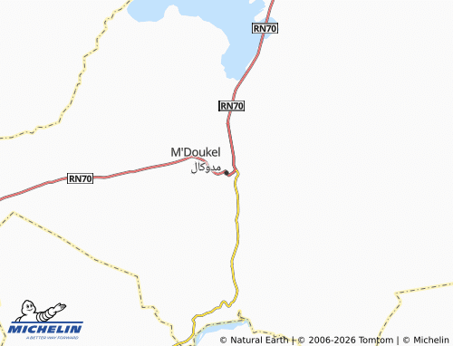 MICHELIN Madoukal map - ViaMichelin