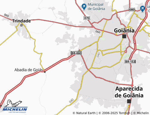 MICHELIN Parque Santa Rita map - ViaMichelin