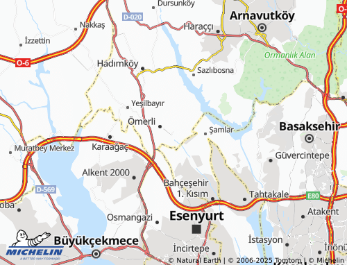 MICHELIN Deliklikaya map - ViaMichelin