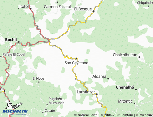 Mapa MICHELIN San Cayetano - ViaMichelin