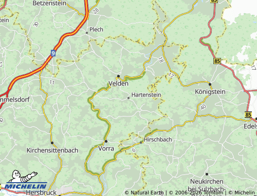 Mappa MICHELIN Hartenstein - ViaMichelin
