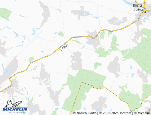 MICHELIN Bondurivka map - ViaMichelin