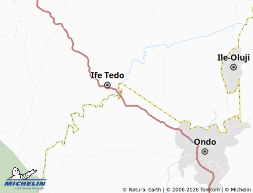 MICHELIN-Landkarte Oke-Igbo - ViaMichelin