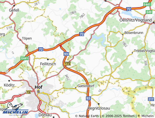 Mappa MICHELIN Wiedersberg - ViaMichelin