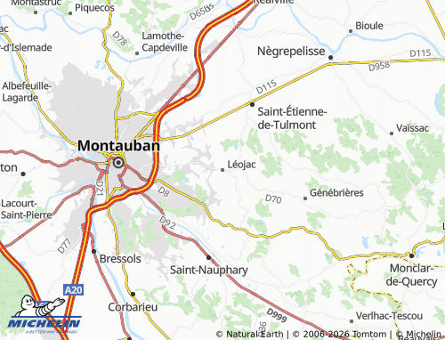 Mappa MICHELIN Léojac - ViaMichelin