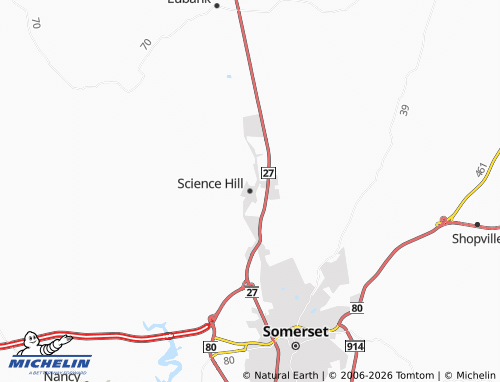 Mappa MICHELIN Science Hill - ViaMichelin