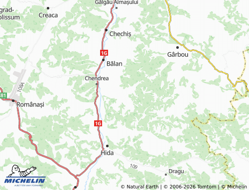 Mappa MICHELIN Trestia - ViaMichelin