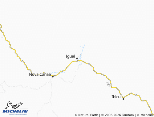 MICHELIN Iguaí map - ViaMichelin
