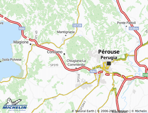 MICHELIN La Trinità map - ViaMichelin