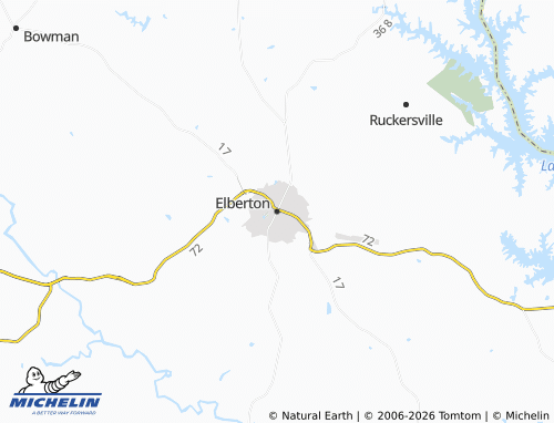 Mappa MICHELIN Elberton - ViaMichelin