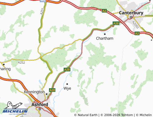 Carte MICHELIN Godmersham - ViaMichelin