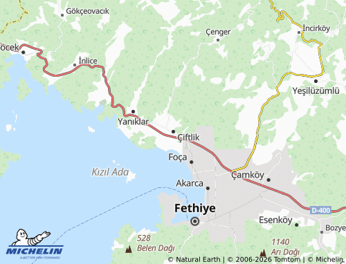 Mappa MICHELIN Çiftlik - ViaMichelin