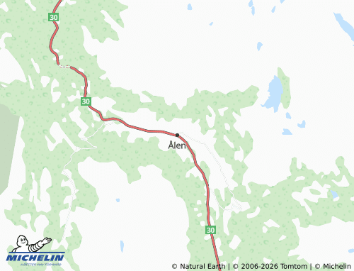 Mapa MICHELIN Ålen - ViaMichelin