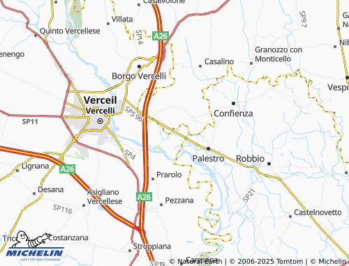 Carte MICHELIN Brarola - ViaMichelin