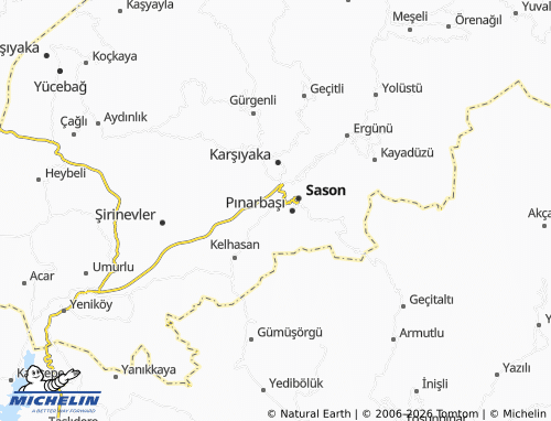 Mapa MICHELIN Yeşiltepe - ViaMichelin