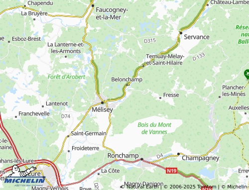 MICHELIN-Landkarte La Gare - ViaMichelin