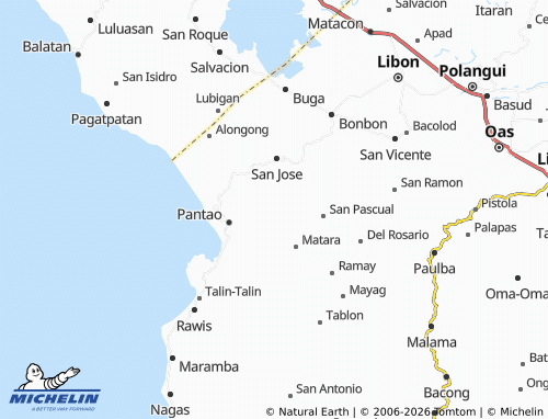 MICHELIN Malabiga map - ViaMichelin