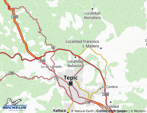MICHELIN-Landkarte Arrayanes - ViaMichelin