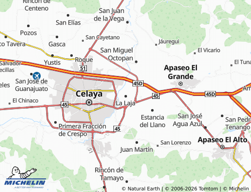 MICHELIN La Laja map - ViaMichelin