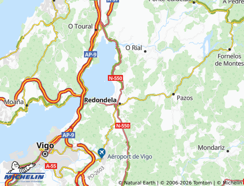 MICHELIN-Landkarte A Pantalla - ViaMichelin