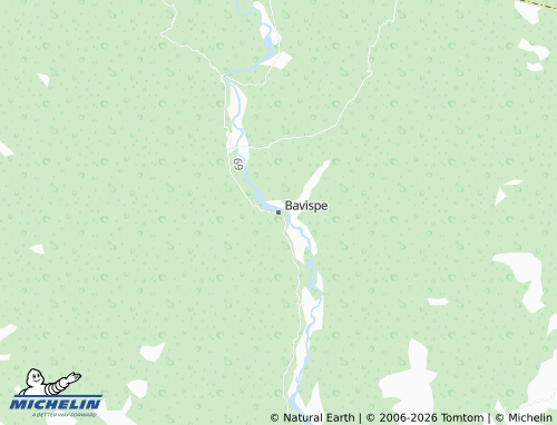 Mapa MICHELIN Bavispe - ViaMichelin