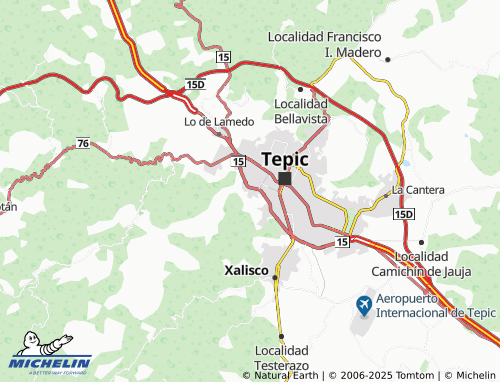 MICHELIN El Pedregal map - ViaMichelin